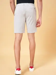BYFORD by Pantaloons Men Abstract Printed Mid-Rise Slim Fit Printed Cotton Shorts