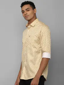 Allen Solly Slim Fit Geometric Printed Pure Cotton Casual Shirt