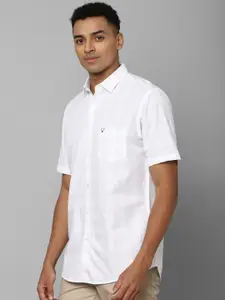 Allen Solly Slim Fit Checked Pure Cotton Casual Shirt