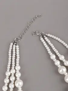 ODETTE Silver-Plated Layered Necklace