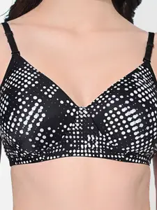 FIMS Pack Of 2 Printed Full Coverage Lightly Padded Everyday Bra All Day Comfort