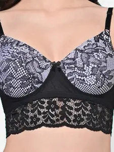 FIMS Pack Of 2 Printed Full Coverage Lightly Padded Everyday Bra All Day Comfort