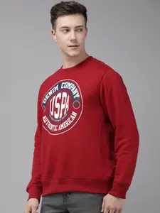 U.S. Polo Assn. Denim Co. Brand Logo Printed Sweatshirt