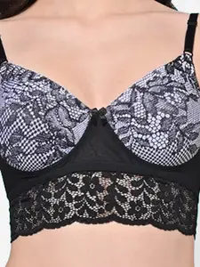 FIMS Pack Of 2 Printed Full Coverage Lightly Padded Everyday Bra All Day Comfort