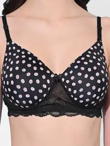 FIMS Pack Of 2 Printed Full Coverage Lightly Padded Everyday Bra All Day Comfort