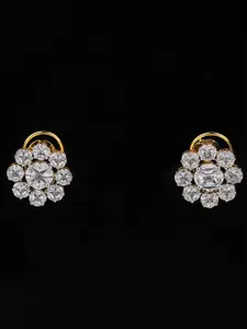 Mirana Gold-Plated Floral Studs Earrings