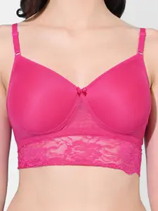 FIMS Pack Of 2  Floral Full Coverage Lightly Padded Bra With All Day Comfort