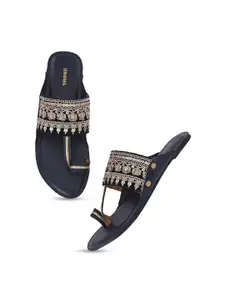 Anouk Ethnic Embellished One Toe Flats
