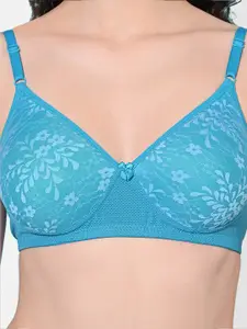 FIMS Pack Of 2 Printed Full Coverage Lightly Padded Bra All Day Comfort