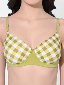 FIMS Pack Of 2 Printed Full Coverage Lightly Padded All Day Comfort Bra