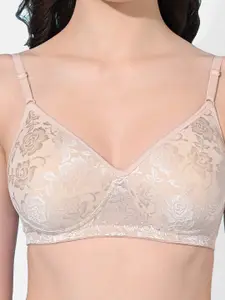 FIMS Pack Of 2 Self Design Full Coverage Lightly Padded All Day Comfort Bras