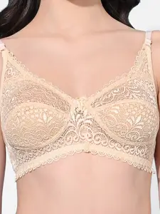 FIMS Pack of 2 Floral Cotton Everyday Full Coverage Bra With All Day Comfort