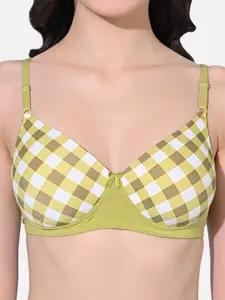 FIMS Pack Of 2 Animal Lightly Padded Full Coverage Everyday Bra With All Day Comfort