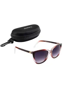 DressBerry Women Cateye Sunglasses with UV Protected Lens DB-P8554-C7