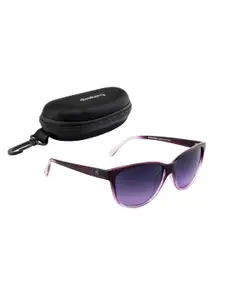DressBerry Women Purple Lens & Rectangle Sunglasses with UV Protected Lens DB-P8555-C8