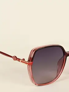 Voyage Women Square Sunglasses With Polarised & UV Protected Lens 8240PMG4345