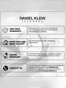 Daniel Klein Men Stainless Steel Analogue Automatic Watch DK.1.12637-1