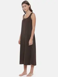 GOLDSTROMS Scoop Neck Pure Cotton Maxi Night Slip Dress