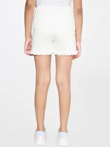 Global Desi Girls Cotton Denim Shorts