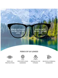 IDEE Men Round Sunglasses With Polarised & UV Protected Lens IDS2801C4PSG