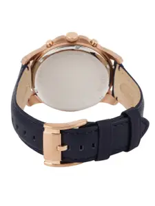 Fossil Men Navy Dial Chronograph Watch FS4835