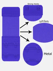 FIMS Set of 4 Stretchy Bra Hook Extension