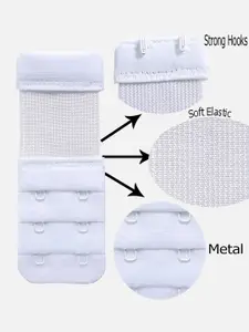 FIMS Set of 4 Stretchy Bra Hook Extension