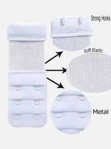 FIMS Set Of 3 Stretchy Bra Hook Extensions