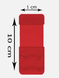 FIMS Set Of 3 2-Hook 3-Eye Stretchy Bra Hook Extensions