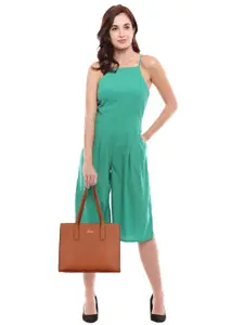 Lavie Rex Women Tan Large Satchel Handbag