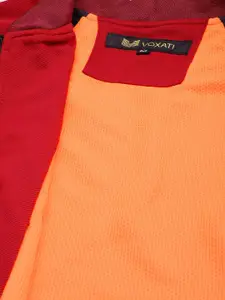 VOXATI Men Solid Sporty Jacket with Patchwork