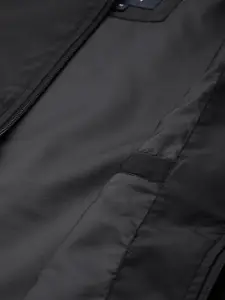 Allen Solly Solid Mock Collar Bomber Jacket