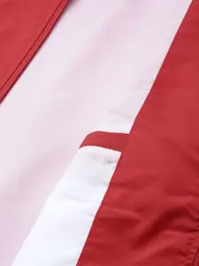 Allen Solly Hooded Colourblocked Tailored Jacket