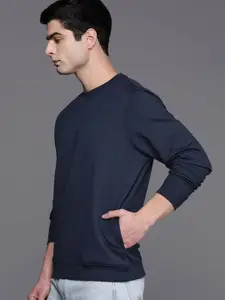 Louis Philippe Printed Detail Sweatshirt