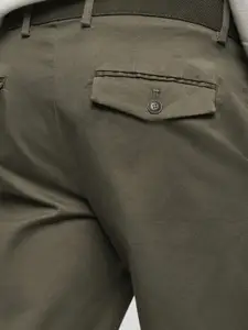 MANGO MAN Tapered Fit Trousers