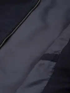 Allen Solly Mock Collar Regular Fit Bomber Jacket