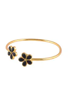 Silvermerc Designs Brass Gold-Plated Cuff Bracelet