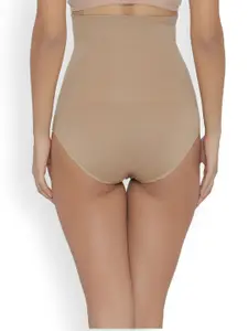Clovia Women Beige High Waist Tummy Tucker SW0024R24L/XL