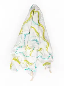 Contrast Living Women Cotton Printed Scarf
