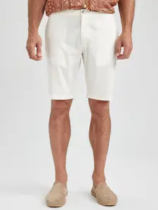 DeFacto Mid Rise Cotton Chinos Shorts