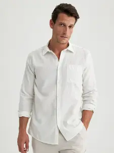 DeFacto Spread Collar Long Sleeves Casual Shirt