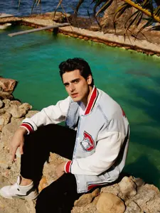 DeFacto Colourblocked Pure Cotton Longline Bomber Jacket