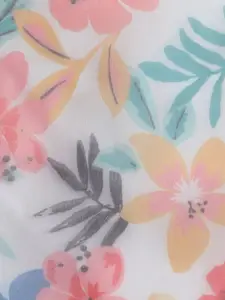 taffykids Girls Floral Printed Gotta Patti Ready to Wear Lehenga & Blouse With Dupatta