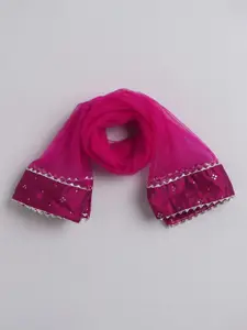 taffykids Girls Ethnic Motifs Printed Lehenga Choli With Dupatta