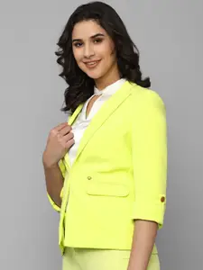 Allen Solly Woman Allen Solly Notched Lapel Single-Breasted Casual Blazer