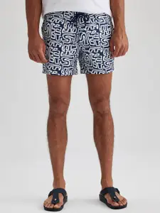 DeFacto Men Printed Swim Shorts