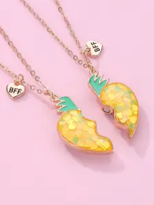 EL REGALO Set Of 2 Pendant With Chain