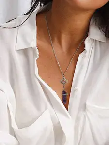 EL REGALO Bullet Pendant With Chain