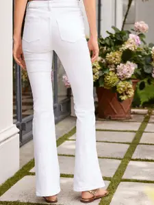 NEXT Women Flared High-Rise Stretchable Jeans