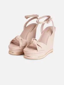 ALDO Knotted Strap Flatform Heels